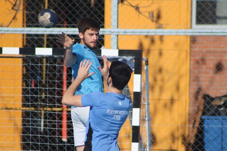 Visita selección de handball